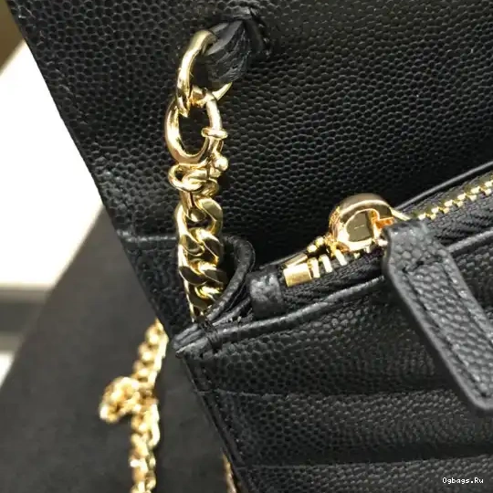 YSL CASSANDRE MATELASSÉ CHAIN WALLET 0503